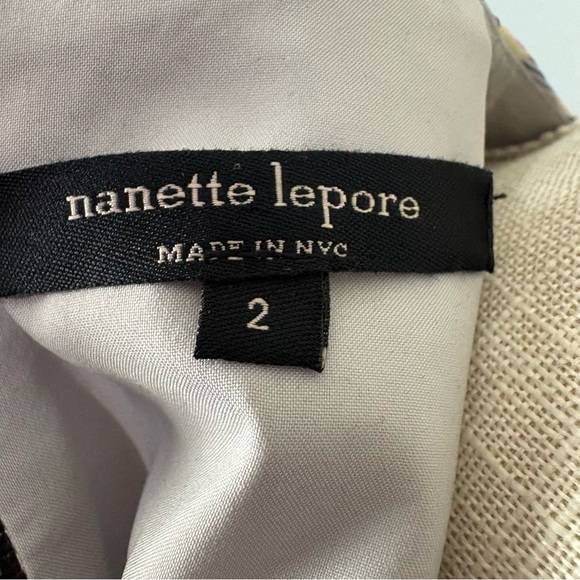 Nanette Lepore Floral Watercolor Abstract Crop Top Boxy Artsy Art to Wear 2 - Picture 8 of 9